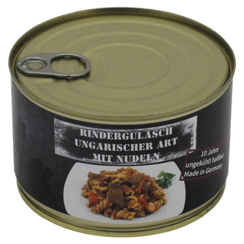 Rindergulasch ungarisch mit Nudeln Vollkonserve 400 g