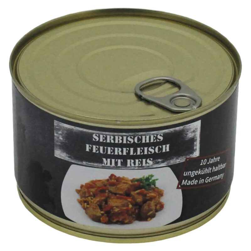 Serbisches Feuerfleisch mit Reis Vollkonserve 400 g