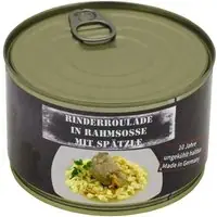 Vollkonserve Rinderroulade mit Spätzle 400 g