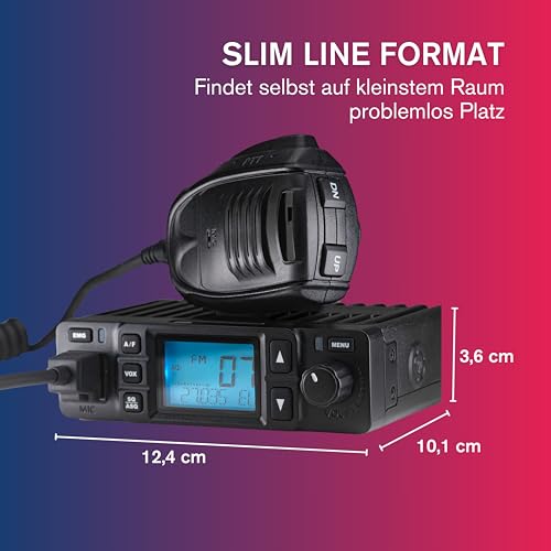 Albrecht AE6290 CB Funkgerät, 12629, mit integrierter Repeater/Relais Funktion, 12/24V, VOX, RJ-45 Westernstecker – Bild 7