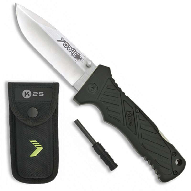 kräftiges Taschenmesser Feuerstarter Etui Yowie Rui Energy