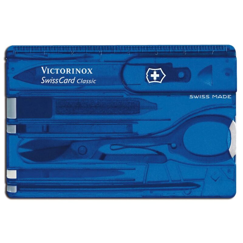 Victorinox Multitool Swiss Card blau