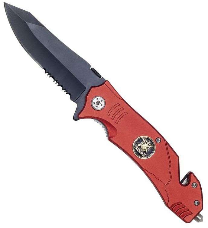 Rettungsmesser Rescue Taschenmesser rot