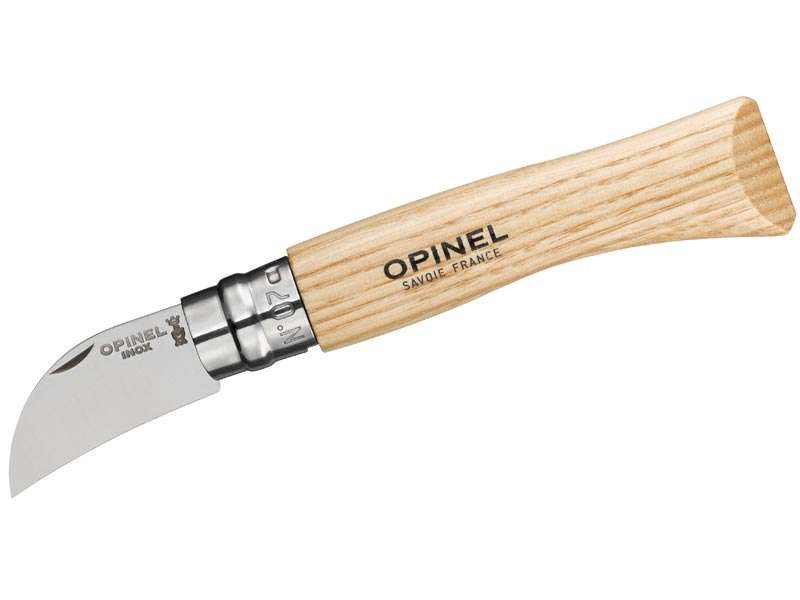 Opinel Messer No 07, rostfrei, Kastanienholz, zum Schneiden, und Schälen von Kastanien und Oliven, Virobloc