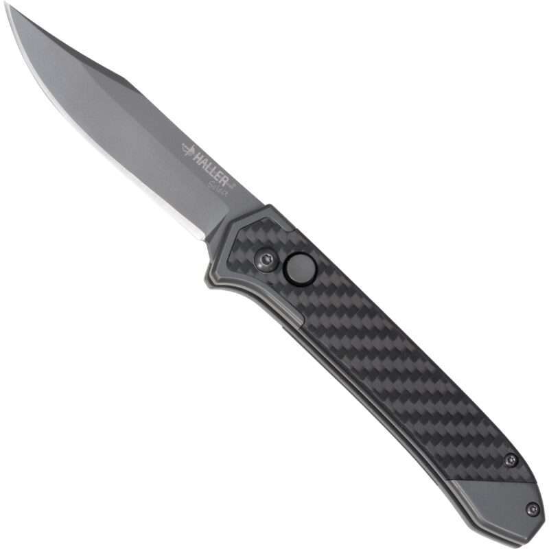 Springmesser Silfra Titan m. Clip Kohlefaser elegantes Automatikmesser Select
