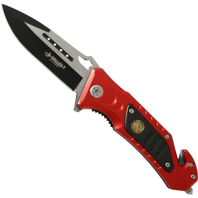 Rescue Taschenmesser rot/schwarz