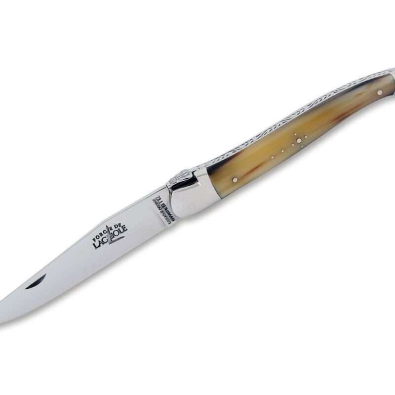 Taschenmesser Laguiole Tradition Horn Hell 9 §42a konform legal führen