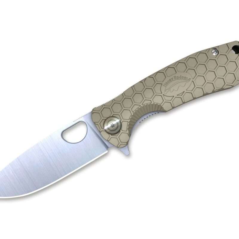 Taschenmesser Flipper D2 Large Tan